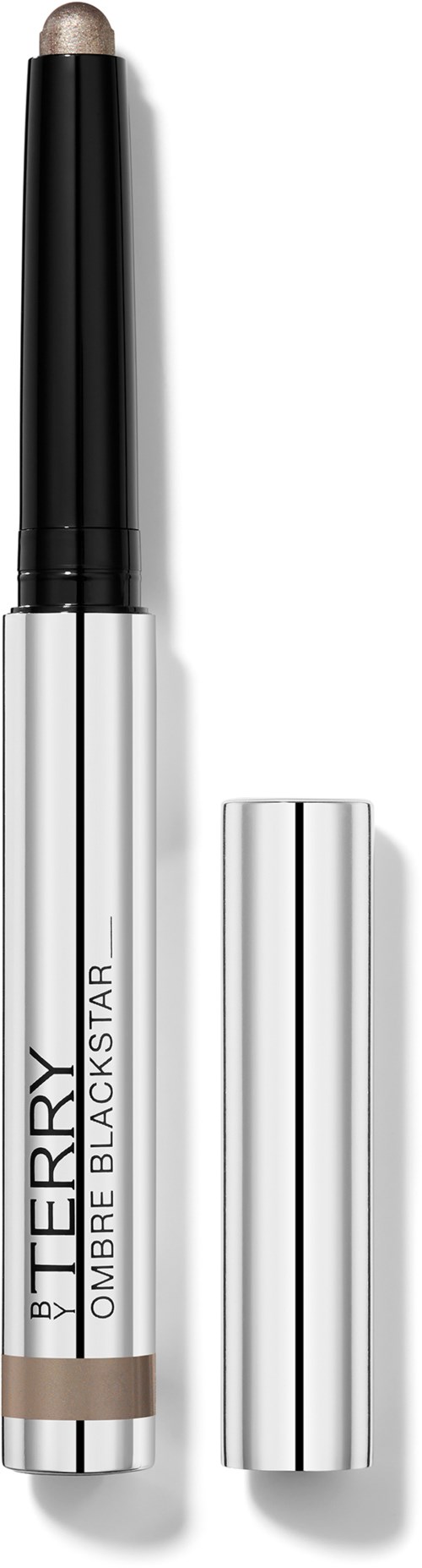 A makeup concealer pen with a silver cap and black adjustable tip.