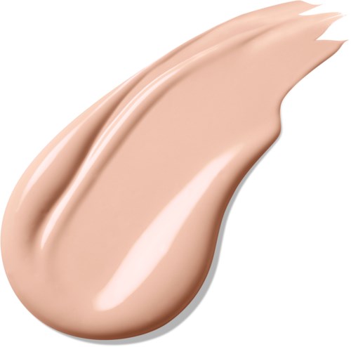 En beige krämig färgprov, slät och glansig, med en kurvig form och mjuk textur.