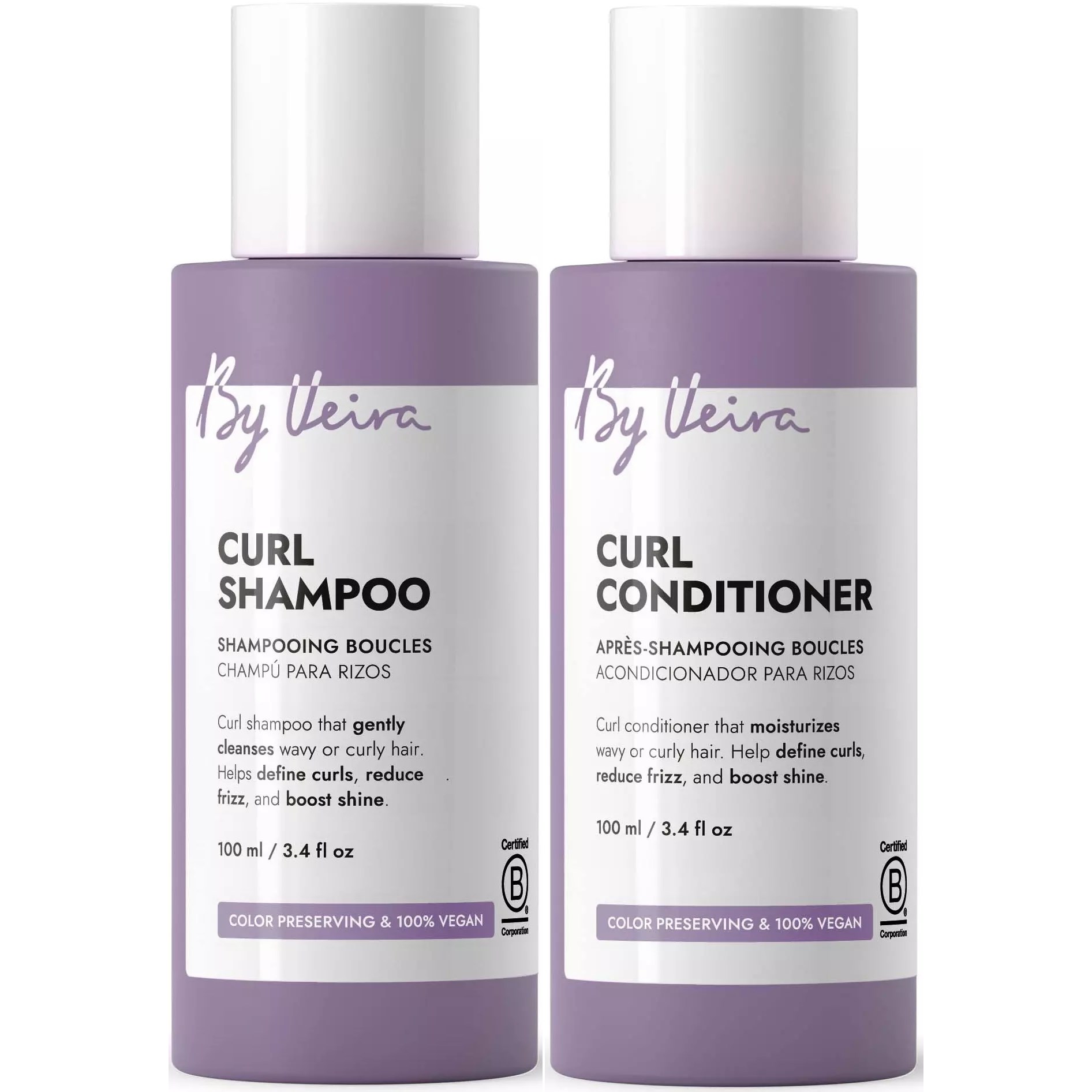 By Veira Curl Bundle Shampoo 100 ml & Conditioner 100 ml