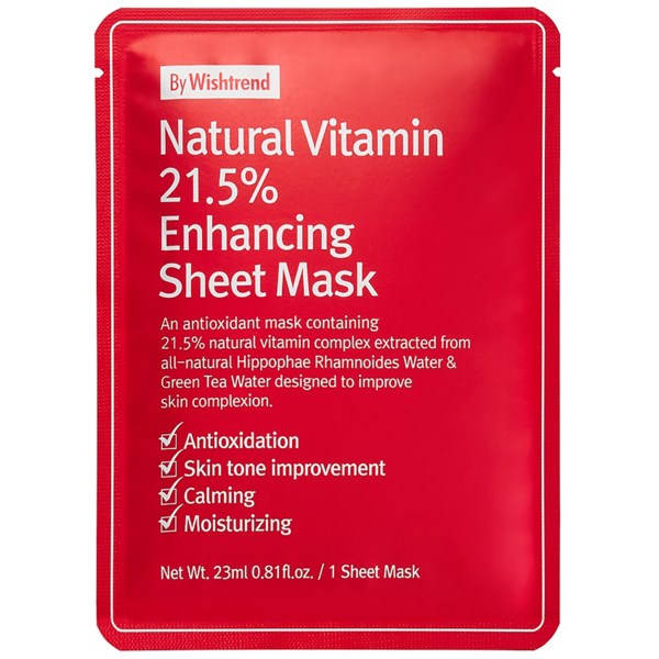 By Wishtrend Natural Vitamin 21,5% Enhancing Sheet Mask