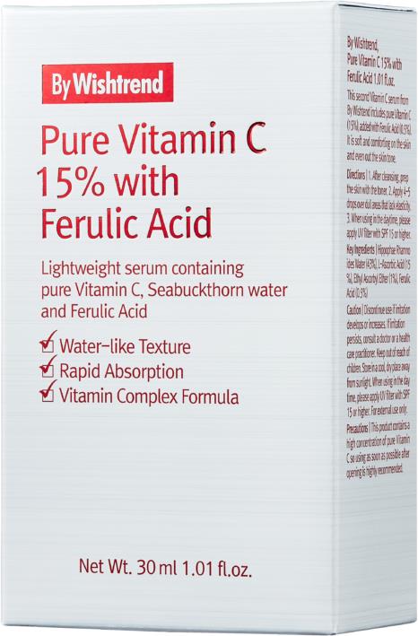 By Wishtrend Pure Vitamin C 15% with Ferulic Acid 30 ml