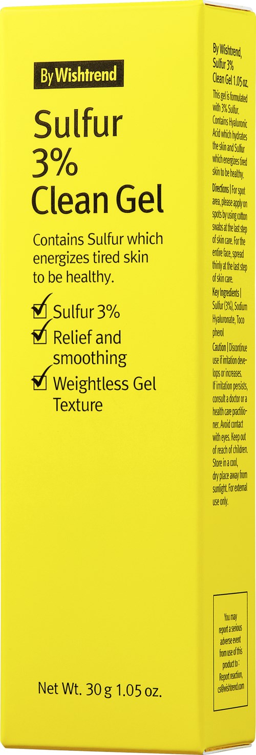 By Wishtrend Sulfur 3% Clean Gel 30 ml