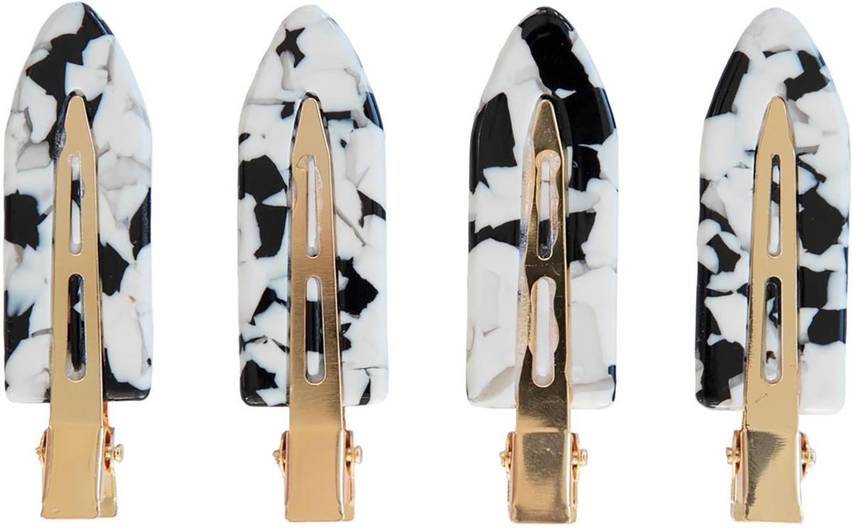ByBarb 4-Set Of Make Up Clips Black and