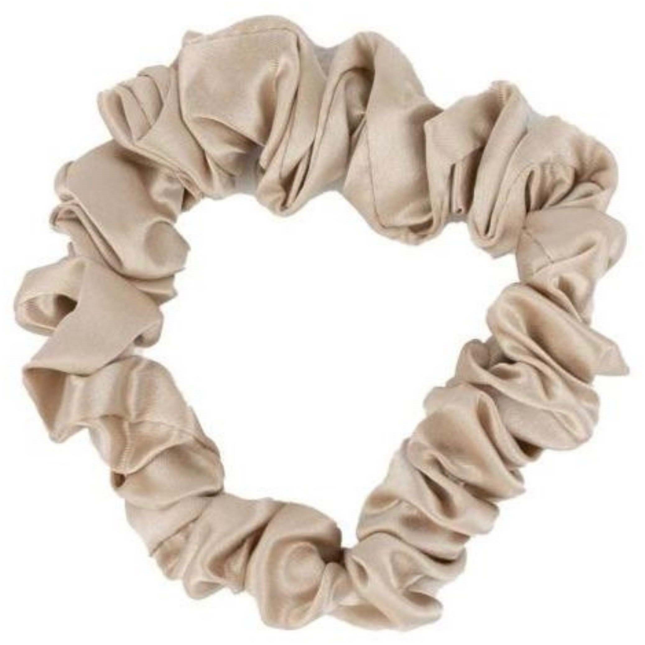 ByBarb Silk Hair Tie Medium Beige 1-p