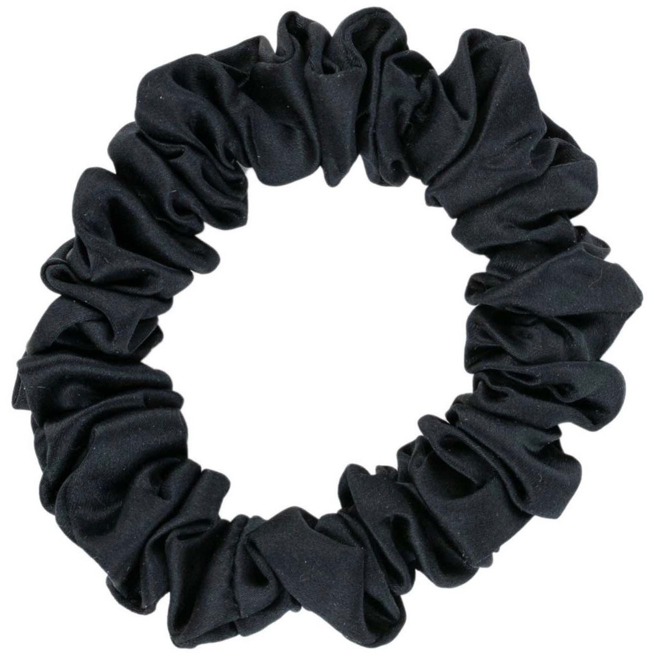 ByBarb Silk Hair Tie Medium Black 1-p