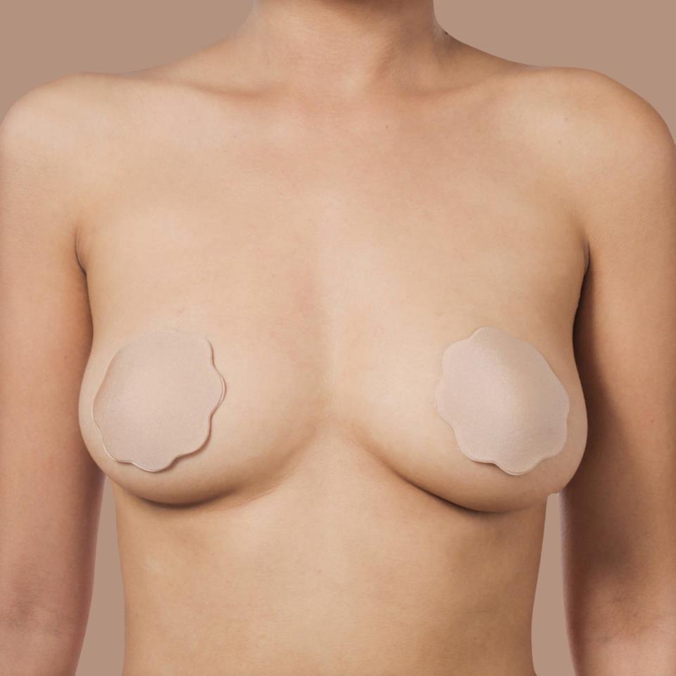 Bye Bra Fabric nipple covers NUDE