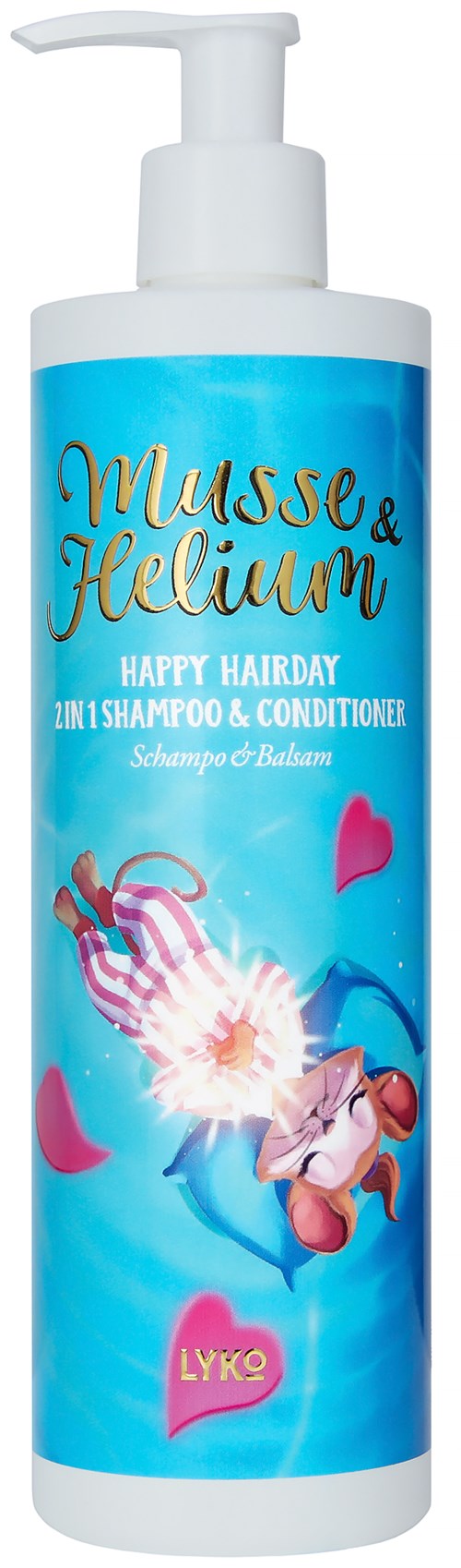 By Lyko Musse & Helium 2-in-1 Schampo Balsam 400 ml