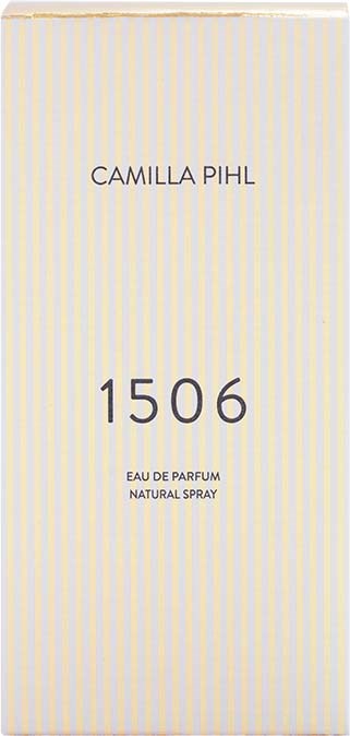 Pudełko perfum z nazwą Camilla Pihl i numerem 1506. To Eau de Parfum i Natural Spray.