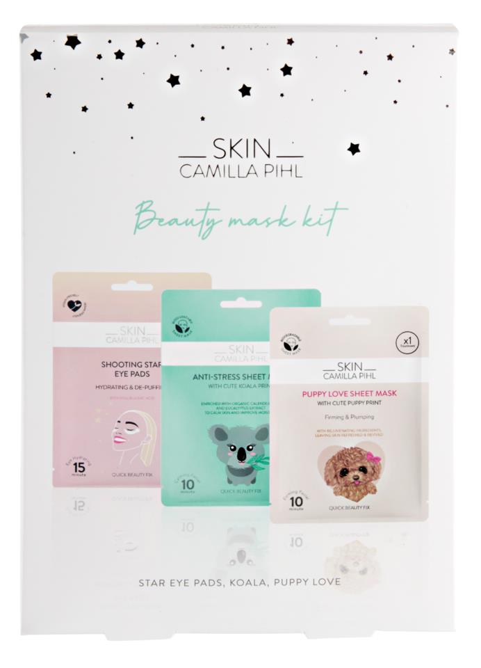 Camilla Pihl Cosmetics 3P Sheet Mask Set 23 x3 + 10,5 ml