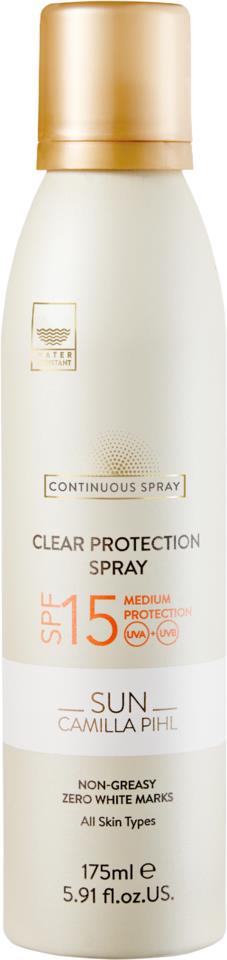 Camilla Pihl Cosmetics Sun Clear Protection Spray SPF 15  175 ml
