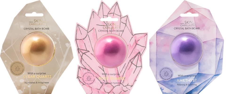 Camilla Pihl Cosmetics Crystal Bath Bomb 3-Pack