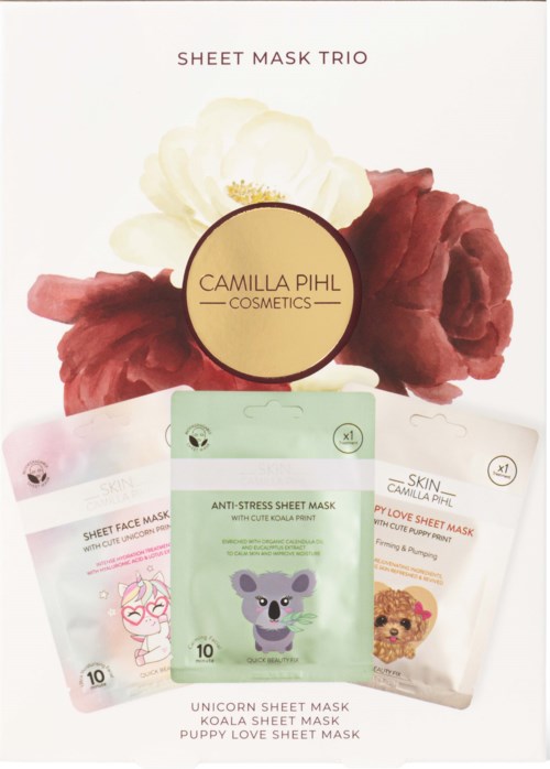 Camilla Pihl Cosmetics Sheet Mask Trio