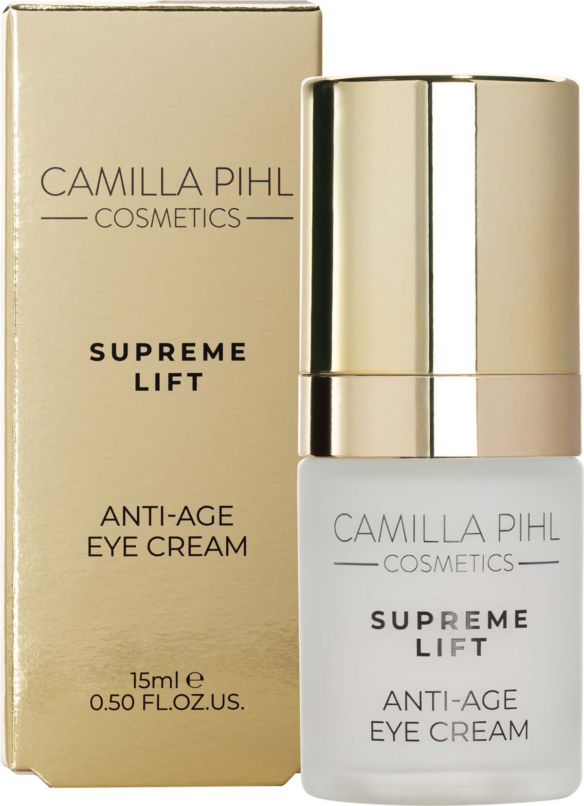 Крем для кожи вокруг глаз Camilla Pihl Cosmetics Supreme Lift Eye Cream, против морщин и отёков, 15 мл — фото 3