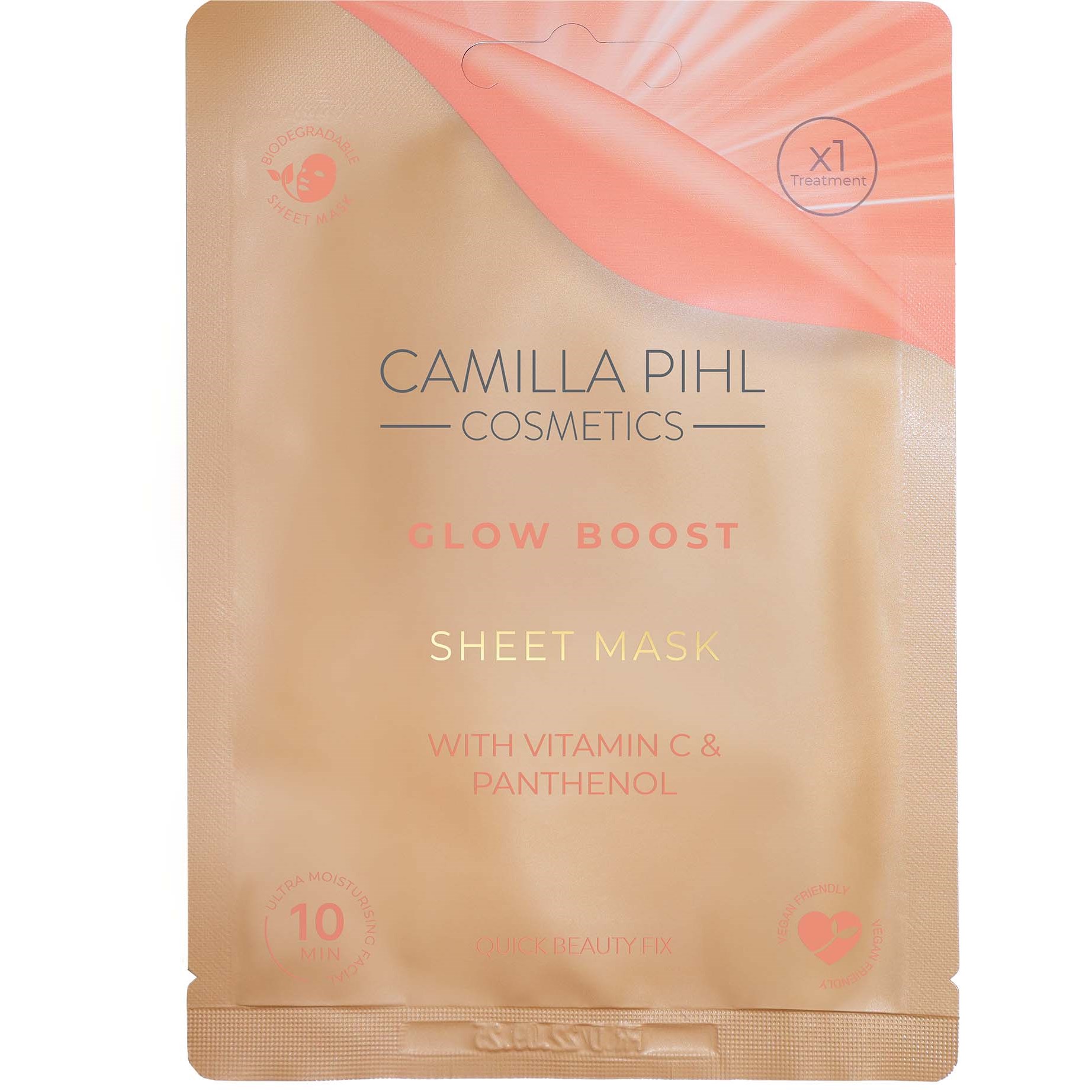 Camilla Pihl Cosmetics Glow Boost Sheet Mask 23 g