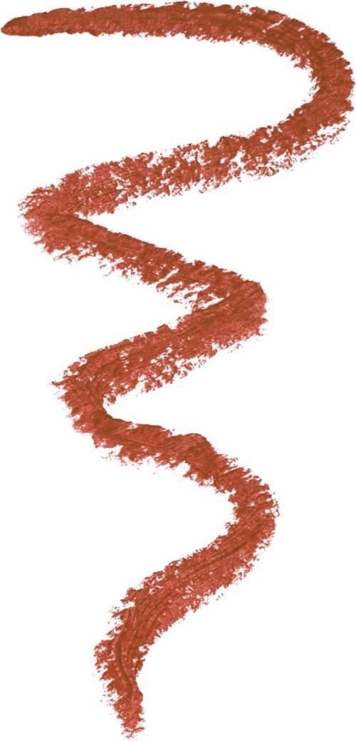 En kopparfärgad makeup-svamp i zigzag form.