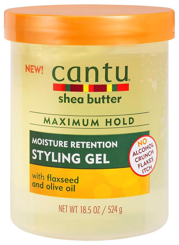 Cantu Shea Butter Maximum Hold Moisture Retention Styling Gel with Flaxseed and Olive Oil 18.5oz