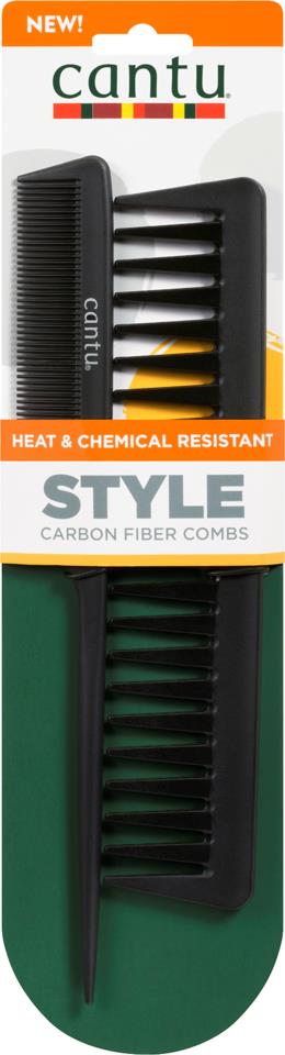 Cantu Carbon Melt Resistant Combs (2x)