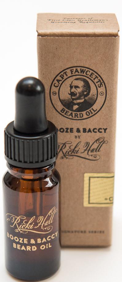 Captain Fawcett Beard Oil Ricky Hall's Booze & Baccy 10ml