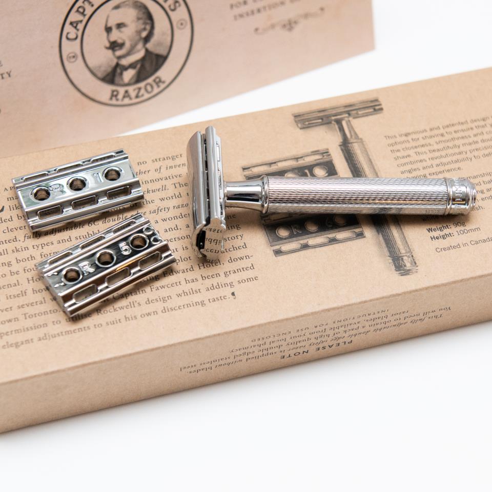 Captain Barber Razor Captain Fawcett Fully Adjustable Double Edged Razor | lyko.com
