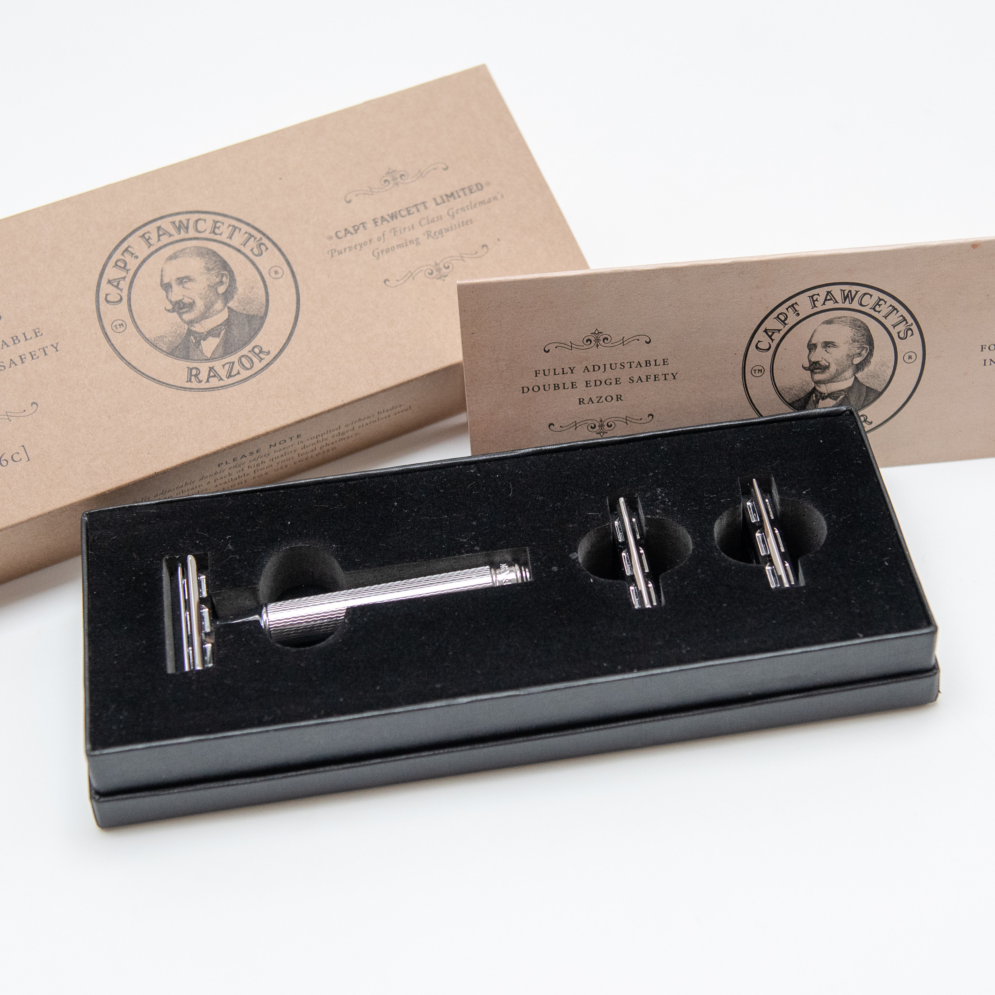 Captain Fawcett Fully Adjustable Double Edged Razor (obrázok 3)