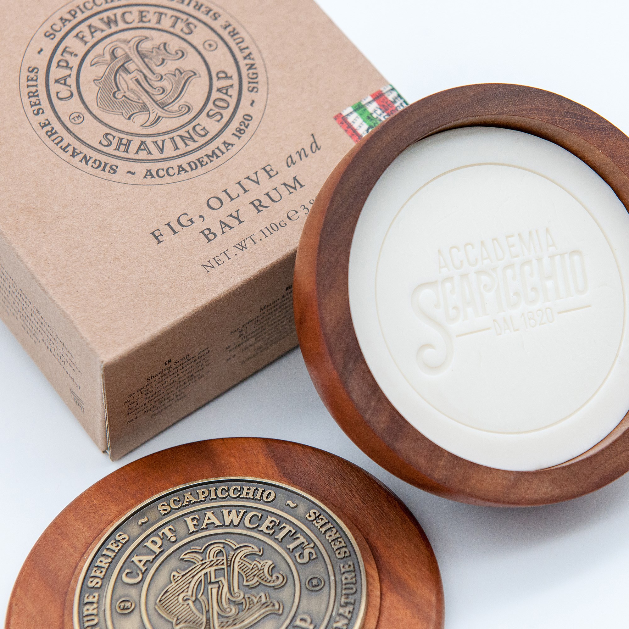 Captain Fawcett Shaving Soap with Bowl Scapicchio 110 g (obrázok 3)