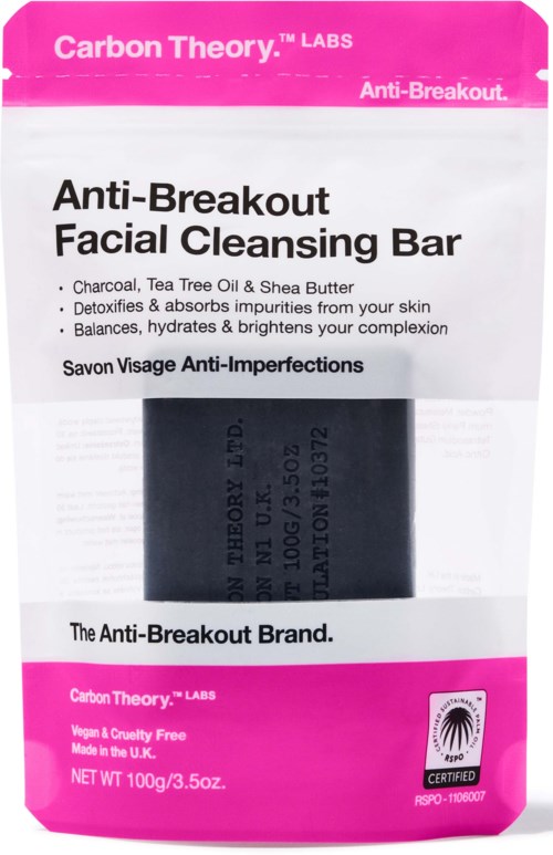 Carbon Theory Anti-Breakout Facial Cleansing Bar 100 g