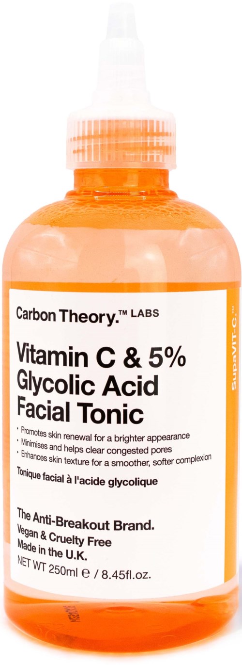 Carbon Theory SupaVit-C 5% Glycolic & Vitamin C Facial Tonic 250 ml