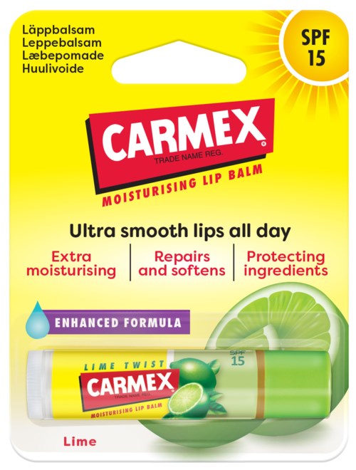 Carmex Lip Balm Lime Twist Stick SPF15 4,3 ml