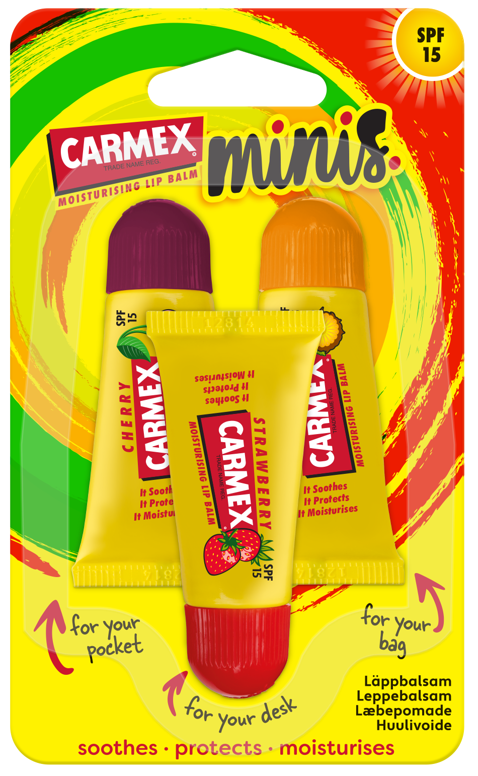 Carmex Lip Balm Minis SPF15