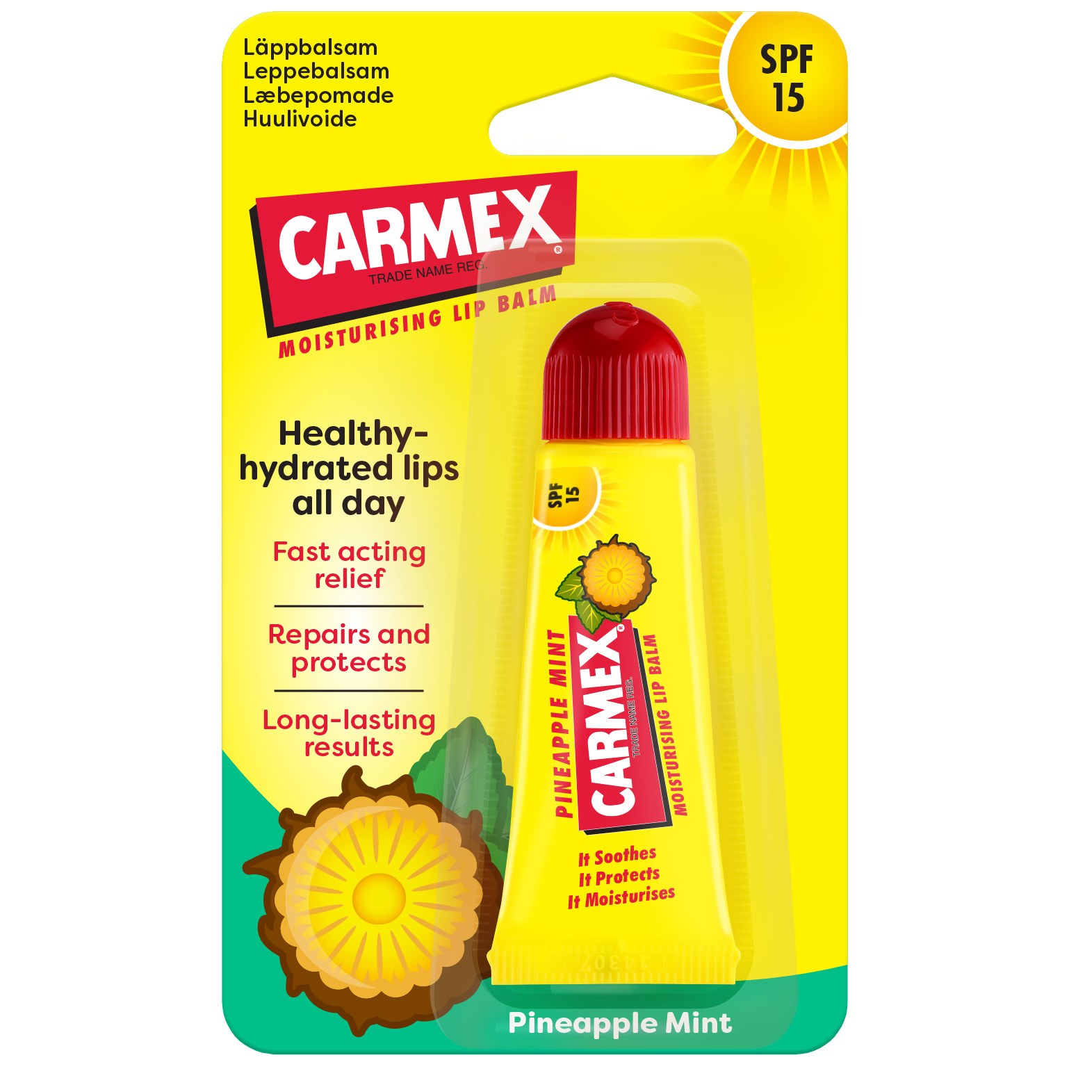 Carmex Pineapple Mint SPF15