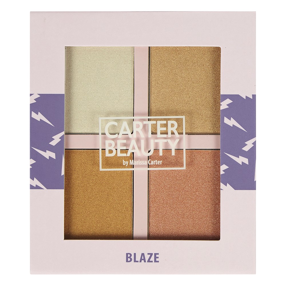 Carter Beauty Cosmetics Mini Highlight Palette Balze