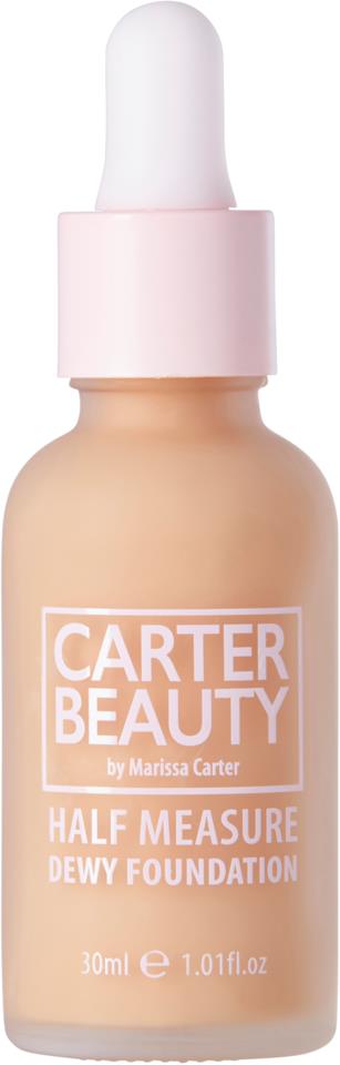 Carter Beauty Cosmetics Half Measure Dewy Foundation Caramel Chew