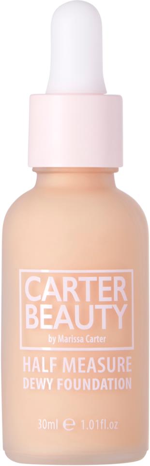 Carter Beauty Cosmetics Half Measure Dewy Foundation Shortbread