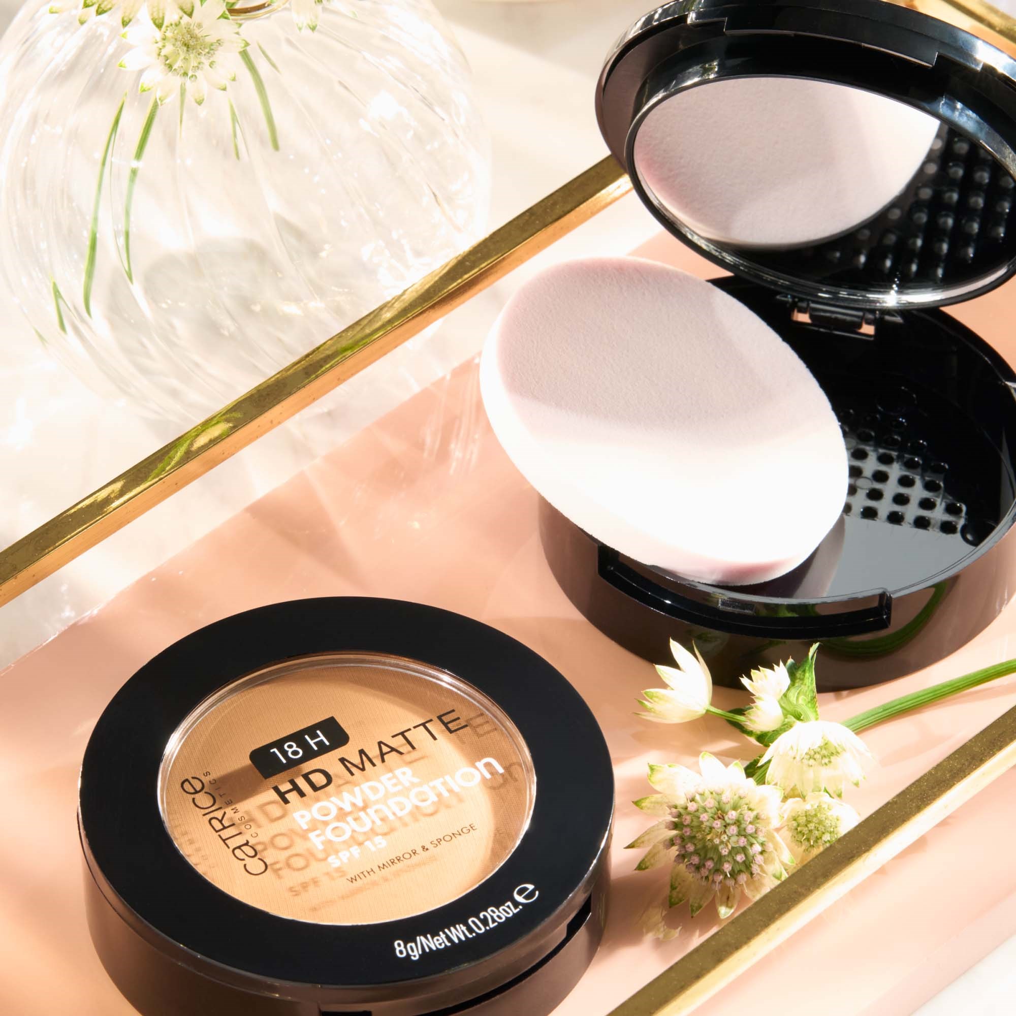 Catrice 18H HD Matte Powder Foundation - podkład do twarzy 030W (obrázok 8)