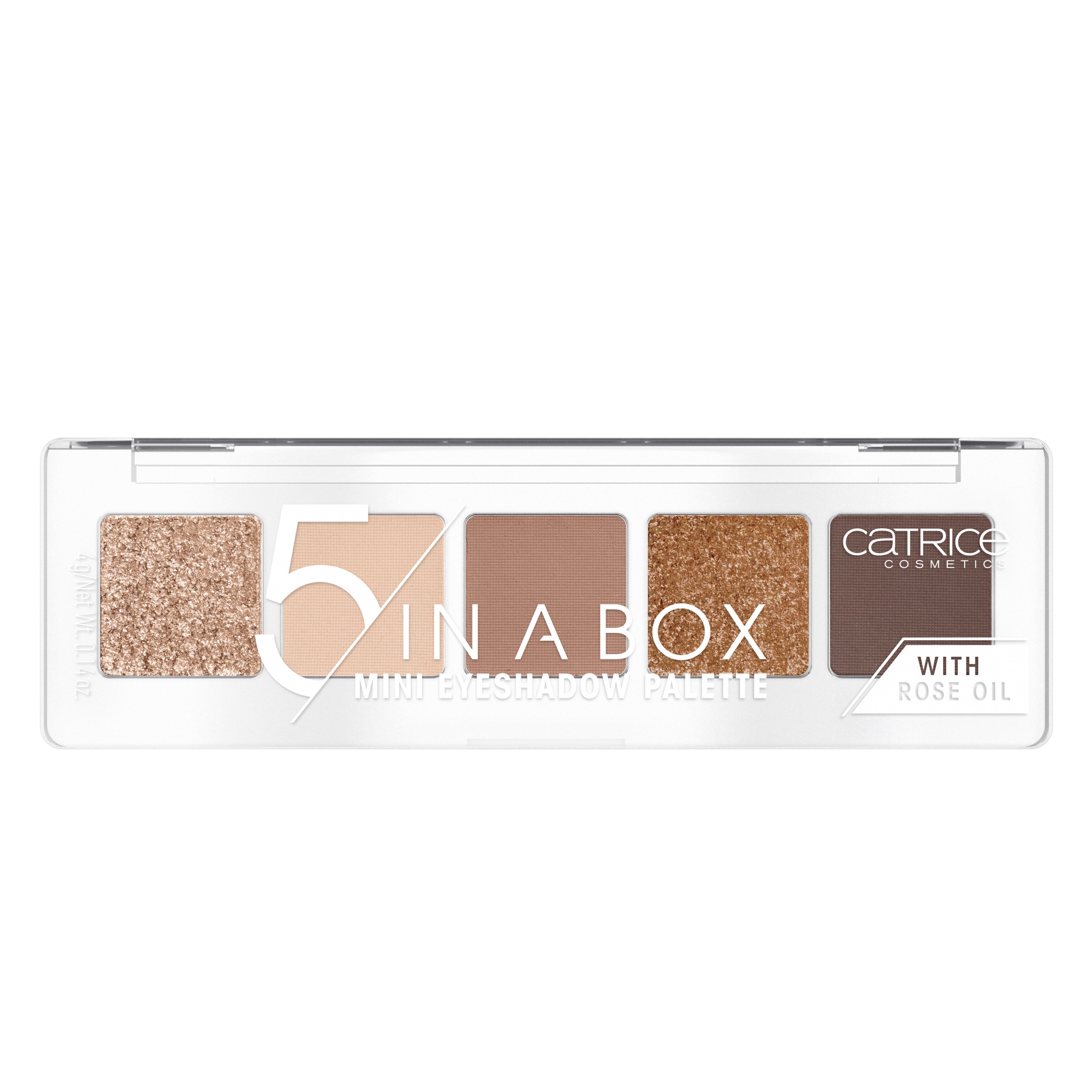 Läs mer om Catrice 5 In A Box Mini Eyeshadow Palette 010