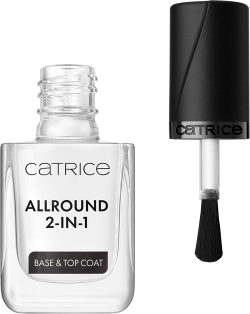 Catrice Allround 2-in-1 basis- en topcoat nagellak met kwastje.