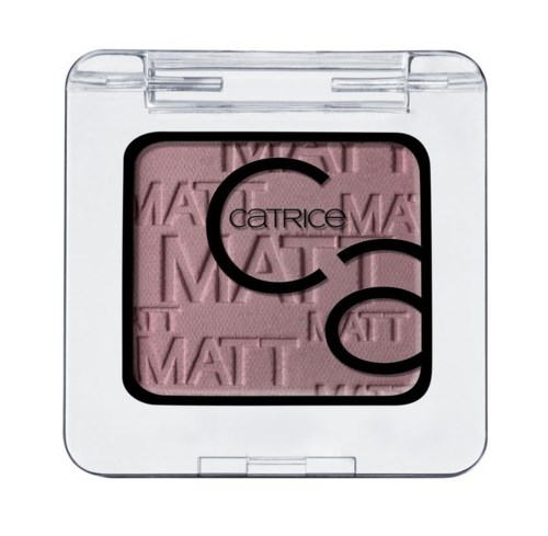 En fyrkantig rougeförpackning med rosa puder inuti, märkt 'Datrice'.