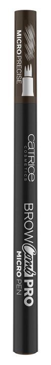 En svart penna med vit- och guldig text, märkt som Catrice Bright PRO Micro Pencil för ögonmakeup.