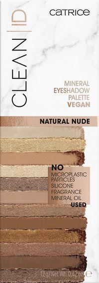 Catrice Clean ID Mineral Eyeshadow Palette Vegan Natural Nude 010