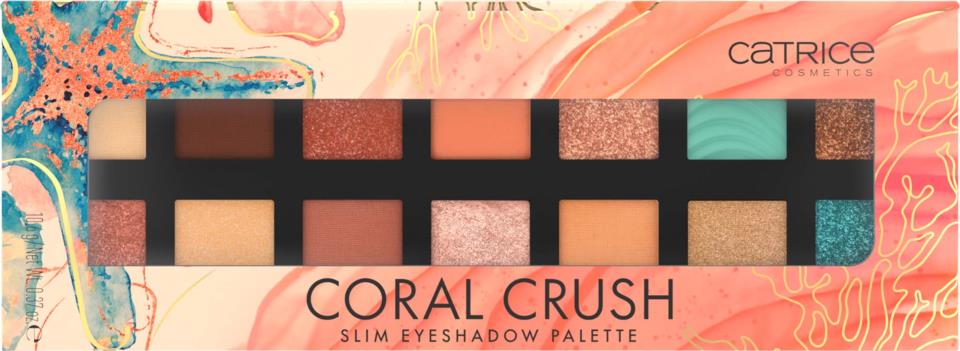 Catrice Coral Crush Slim Eyeshadow Palette 030 Under the Sea 10,6 g