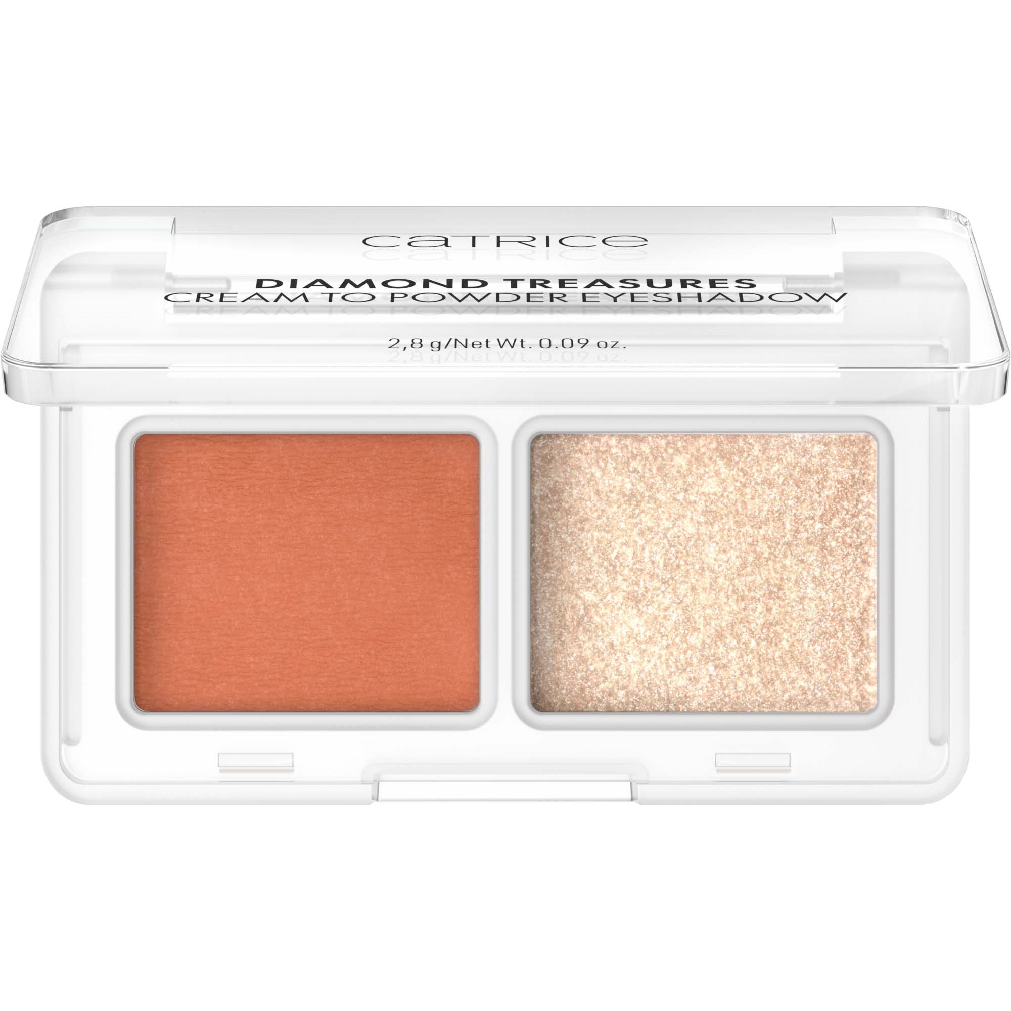 Catrice Diamond Treasures Cream to Powder Eyeshadow 050 Peach Gleam