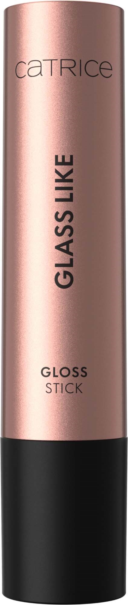 Een roze-gouden lippenstift met zwarte onderkant van Catrice.