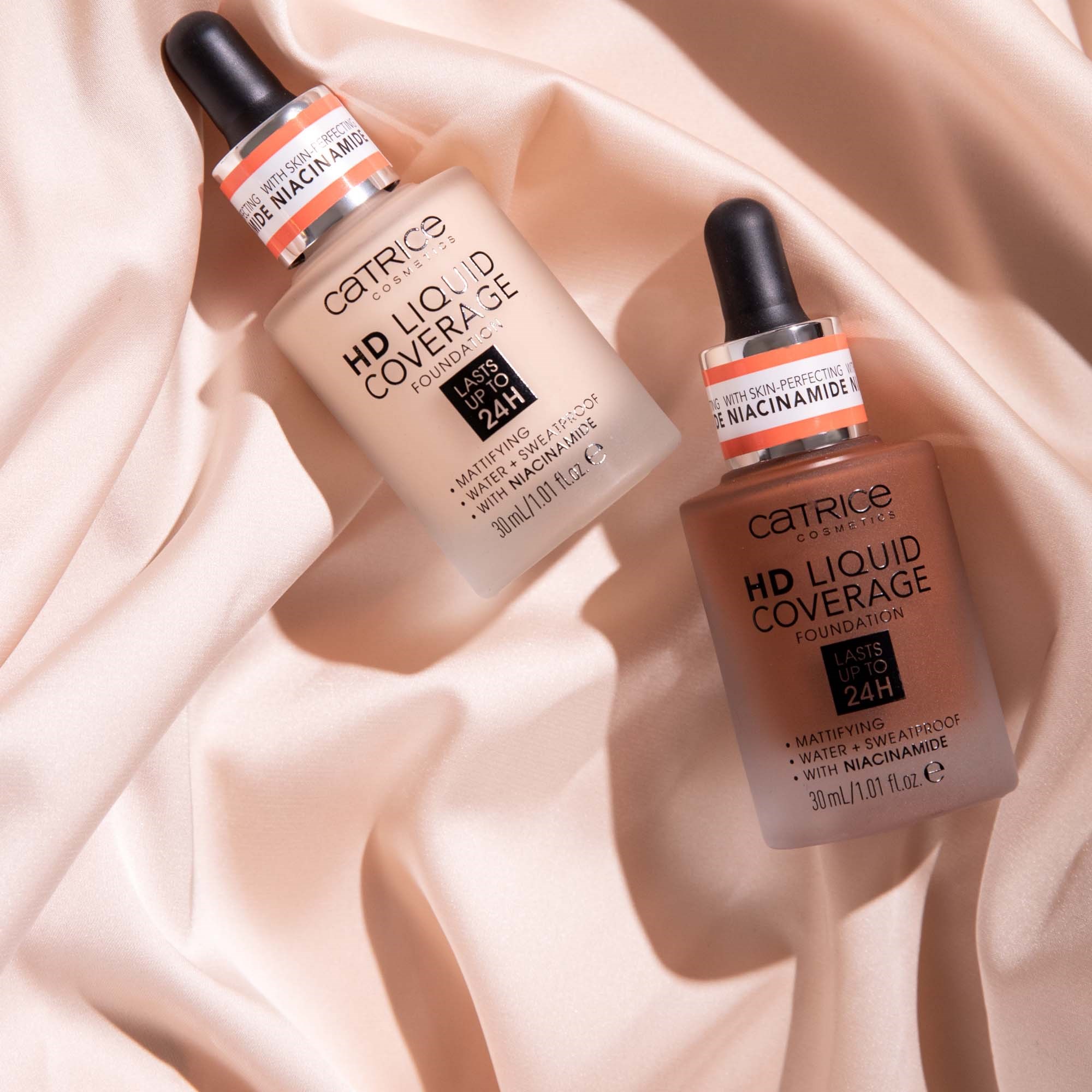 Catrice Podkład do twarzy HD Liquid Coverage Foundation 020 Rose Beig (obrázok 7)