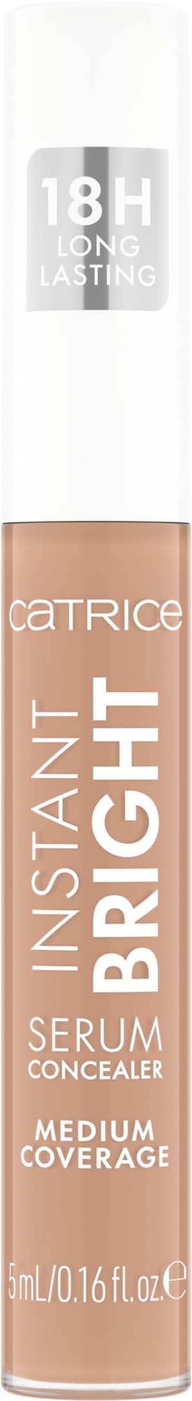 En tube med Catrice Instant Bright flytende concealer for middels dekning, varer i 18 timer.