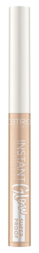 Ein beiger flüssiger Concealer-Stift mit weißem Deckel und Verpackung, die 'Instant Glow' sagt.