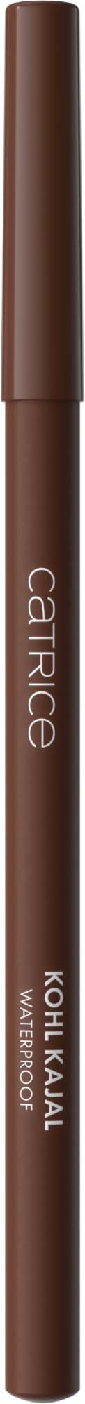 Ein brauner Eyeliner mit der Aufschrift 'Kohl Kajal' und 'Waterproof.'
