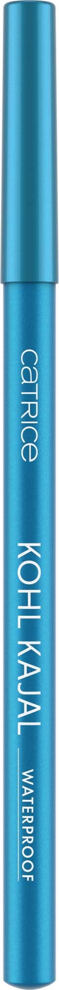 Blauer wasserfester Stift mit der Marke 'Catrice' und dem Namen 'Kohl Kajal'.