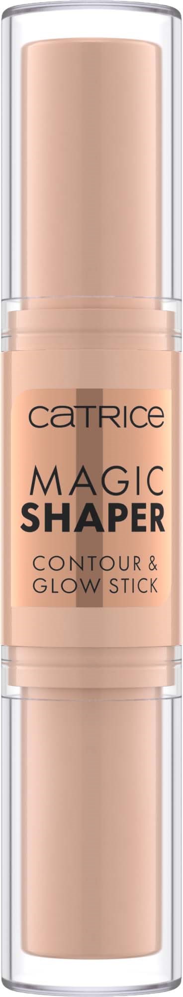 A beige stick in a clear tube labeled 'Catrice Magic Shaper Contour & Glow Stick'.