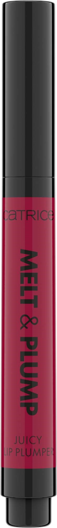 Een lipglosshuls in zwart en roze met merk en productnaam erop gedrukt.