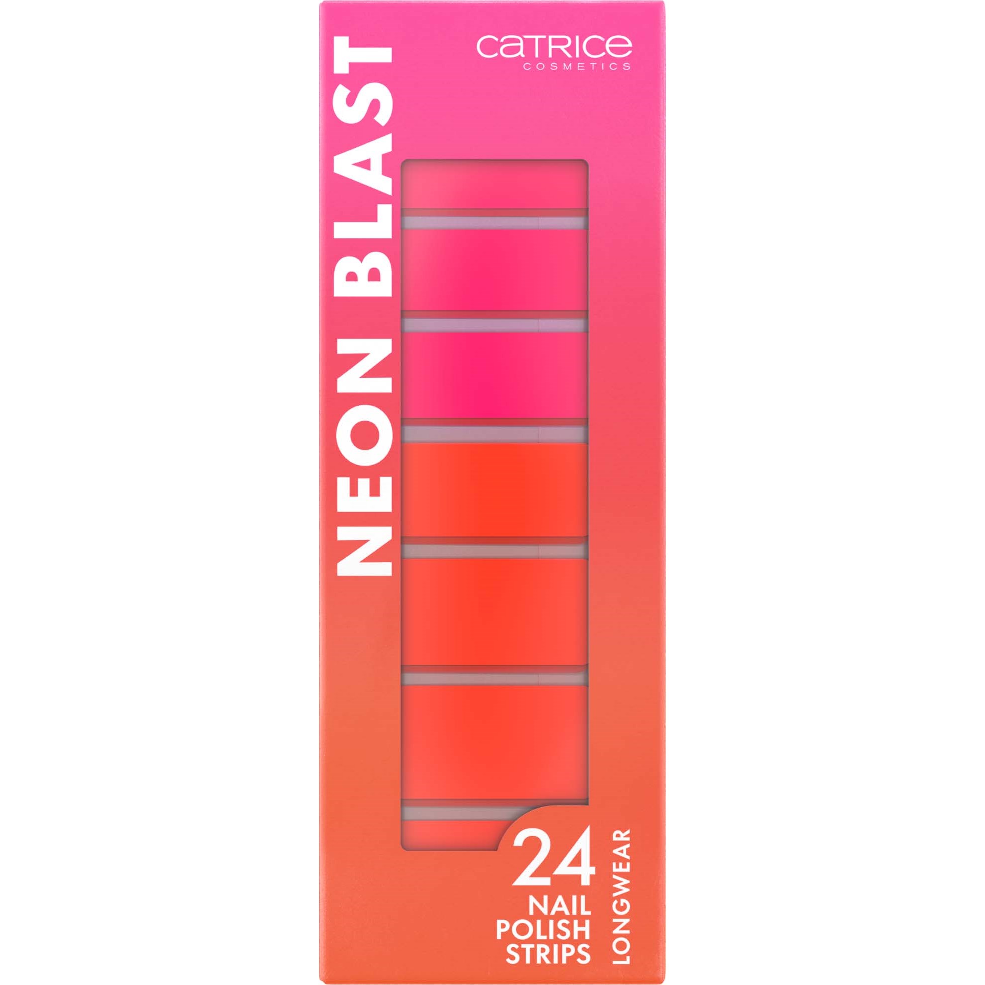 Läs mer om Catrice Neon Blast Nail Polish Strips 020 Neon Thunder
